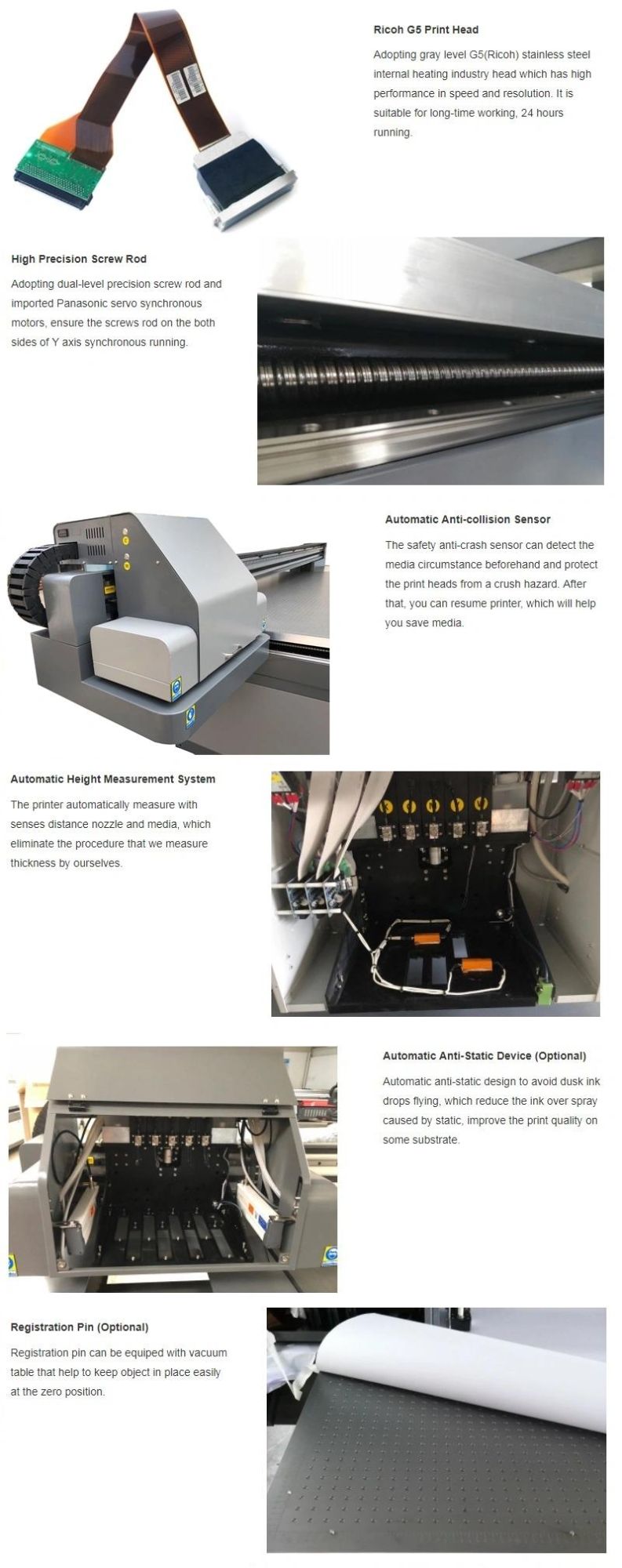 Ntek 2513 Glass Printing Machine UV Flatbed Printer