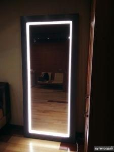 Large LED Full Length Backlit Mirror Oversized Rectangle Dressing Mirror with Cooper-Free Glass Ce/SAA Certification