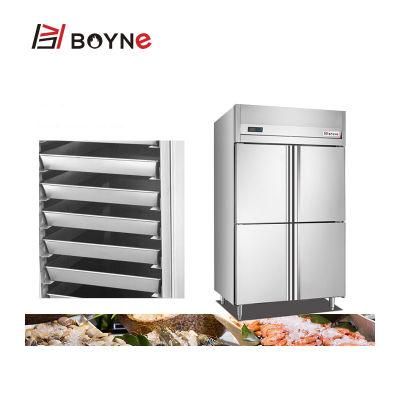 Bakery Refrigeration Stainless Steel Insert Cabinet Double Temperature