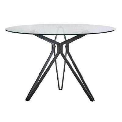 Hot Sale Nordic Modern Dining Room Home Furniture Glass Dining Table