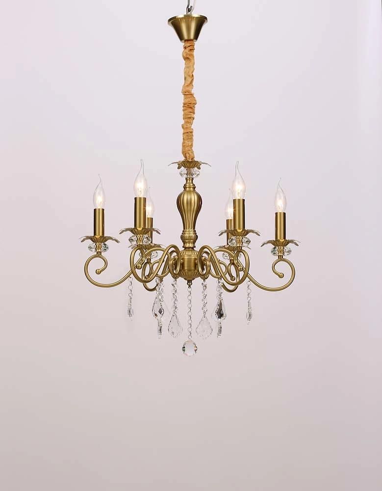 Modern Decoration European Style Living Room Metal Iron Chandelier