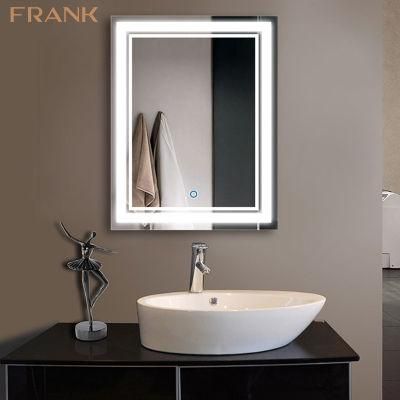 Rectangular Modern Vanity Bath Lighted Bathroom Mirror