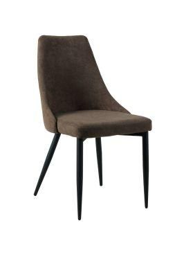 Hotel Modern Furniture New Fabric Seating Dining Chair Without Armrest Coffee Chair