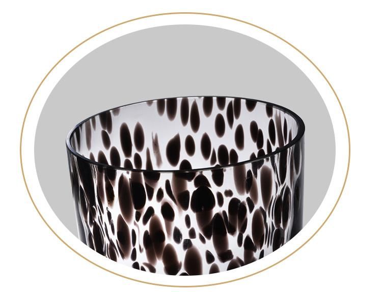 Wholesale Glass Leopard Candle Container Candle Jar Candle Holders
