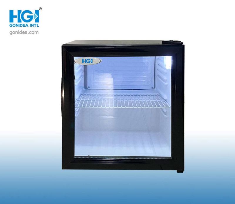 Hotel Mini Fridge Soft Drink Display Refrigerator Glass Display Showcase