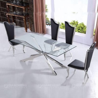 Home Furniture Dining Room Table Sets Stainless Steel Dining Table