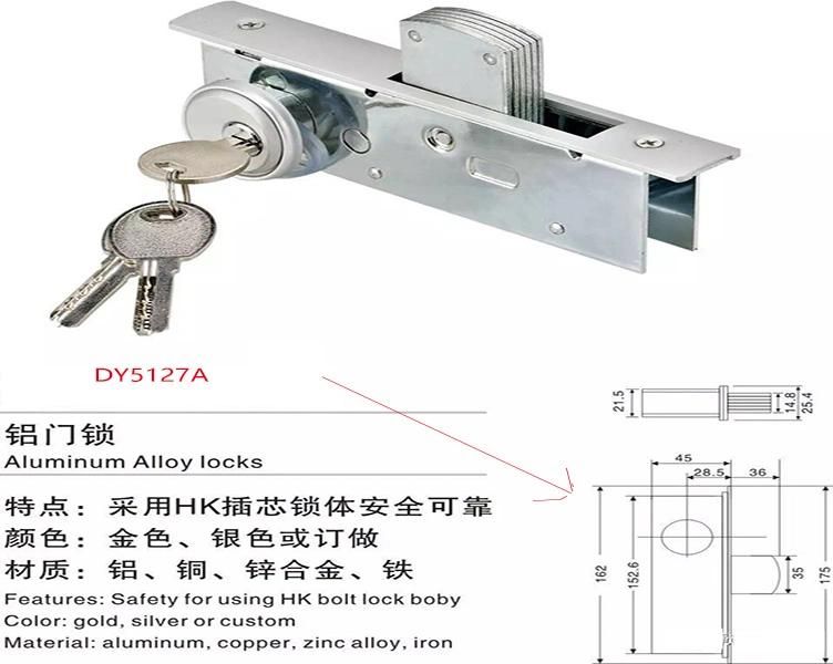 on Sale Safe Door Slide Aluminum Hardware Door Lock