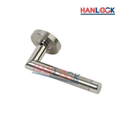 Top Quality Stainless Steel Single-Bend Main Door Handle for Interior Metal and Wood Door