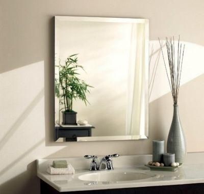 Sinoy 3mm 4mm 5mm 6mm Double Coated Drilled Wall Mirror/Waterproof Bathroom Silver Mirror (SMI-DM001)