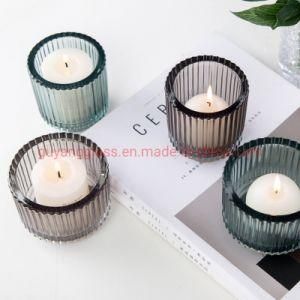 Wholesale Cheap Hot Selling Decorative Glass Candle Holder Glass Tealight Candle Holder