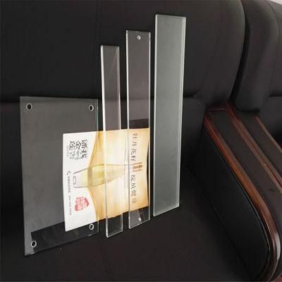 4mm 5mm 6mm 8mm Clear / Ultra Clear Tempered Glass for Display Cabinet