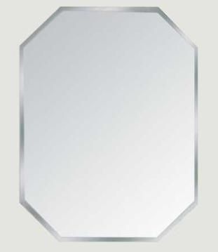 Beauty Diamond Shaped Bathroom Sliver Mirror Wall Mounted