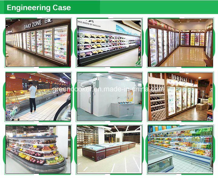 Supermarket Vegetable Fruit Refrigerated Multideck Cabinet