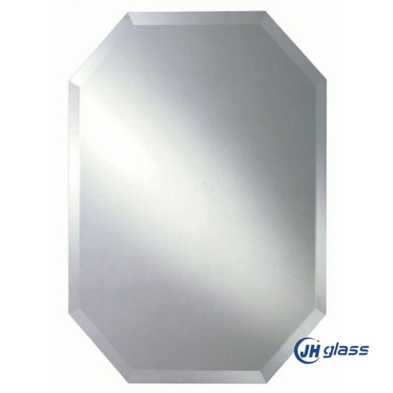 Modern Customized Design Bathroom Irregular Beveled Mirror