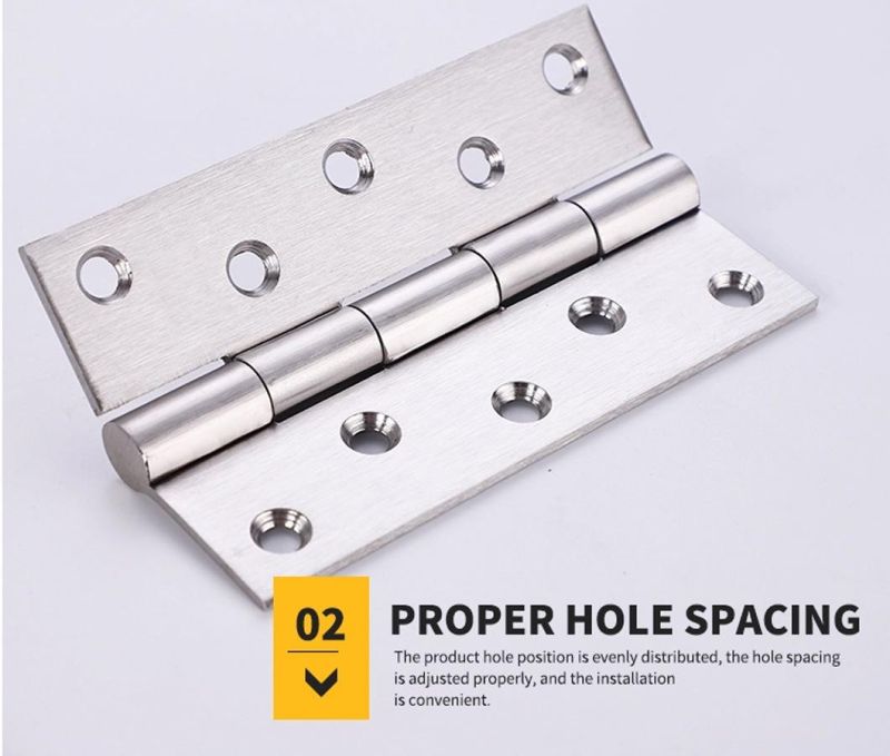 Bangladesh Market Stainless Steel 201 Head Weld 5 Inch Welding Door Hinge for Wooden Door