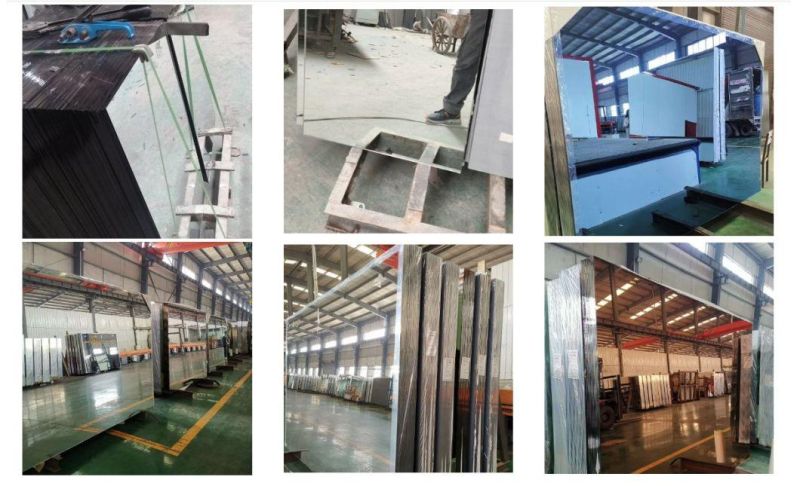 Factory Price Clear Float Silver Framed Aluminum Mirror Glass Sheet Single Coated Wall Mirror