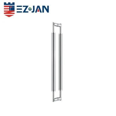 Stainless Steel Polished Double Side Tempered Glass Door Pull Handle