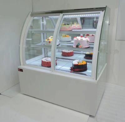 Cake Showcase Display with Front Glass Heater