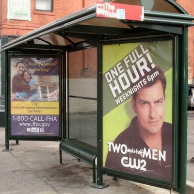 High Quality Bus Shelter with Lightbox