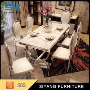 Home Furniture Dining Chair Table Marble Table Dining Table
