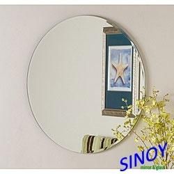 High Polished Edge Silver Mirror Glass Sheet Straight/Round/Beveled