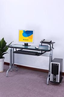 Steel Glass Computer Furniture (C-62)