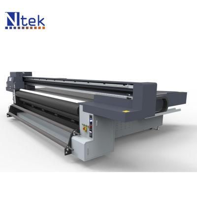 Ntek 3321r Hybrid Flatbed with Roll to Roll Glass Wood Printer for Sale