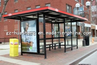 High Quality Bus Shelter for Public (HS-BS-D031)