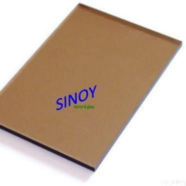 Sinoy 4mm 5mm 6mm Bronze Colored Silver Mirror Glass