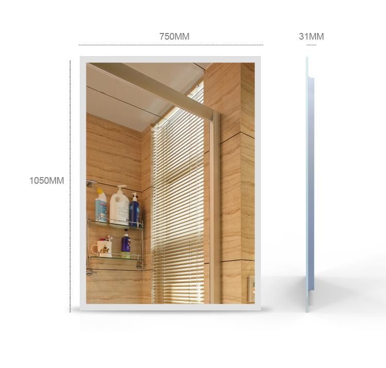 Soft Light Bathroom Mirror LED Mirror with Defogger with Touch Sensor