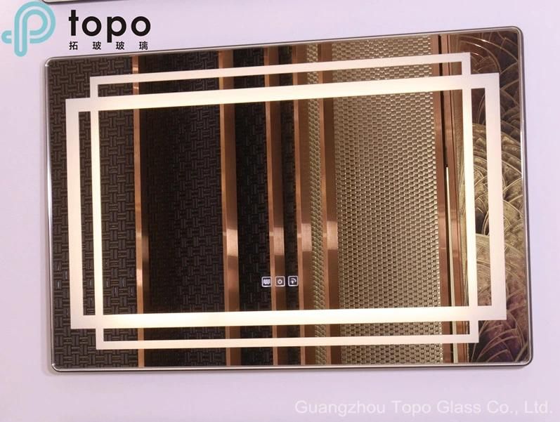 5mm Anti Fog Bathroom Wall LED Light HD Mirror (MR-YB1-DJ003)