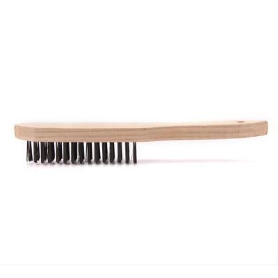 Steel Wire Brushes Cleaning Rust Scratch Metal Wire Brushes with Wooden Handle