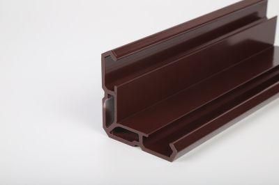 Brown Powder Coating Aluminium Profile