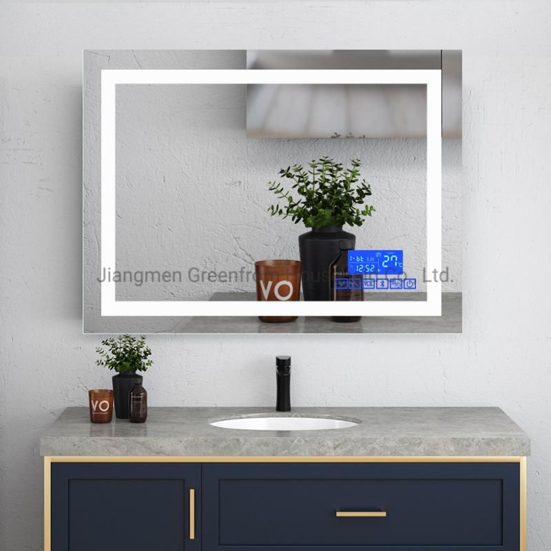 Rectangel Shape of Customized Size LED Illuminated Bathroom Mirror