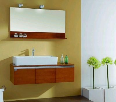 Modern MDF Wood Bathroom Cabinet (ZH021)