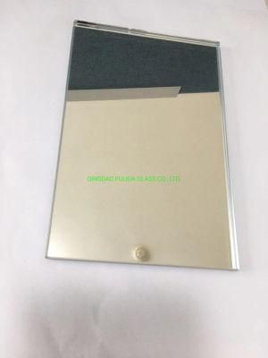 5mm Ultra Clear Aluminum Mirror Glass Red Green Two Layers Paint