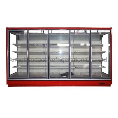 Remote Glass Door Refrigerated Cabinet with Multideck Adjustable Shelving &amp; LED Lights