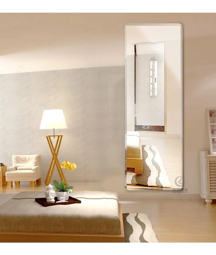 Wall-Mounted Paste Simple Frameless Mirror Dressing Mirror Bedroom Wardrobe Home