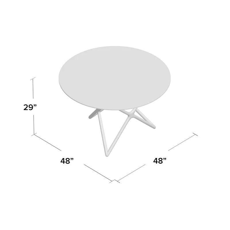 Chinese Factory Price Wholesale Modern Style Round Tempered Glass/Marble Top Dining Set Wedding Chair Furniture Household Ball Stainless Steel Leg Dining Table