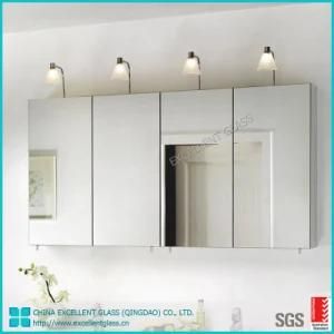 Aluminium Mirror /Unframed Mirror / Round Mirror / Bathroom Mirror /Edge Polished Mirror Factory Customized Wholesale for Decoration