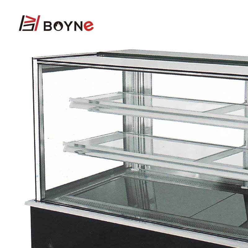 Three Layer Marble Base Commercial Bakery Chiller Showcase