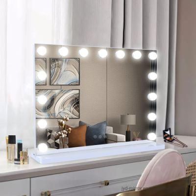 Light Bulbs Makeup Vanity Dressing Table Large Mirror