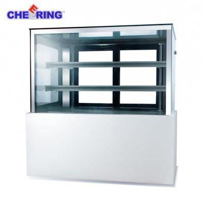 Stainless Steel Commercial Display Bakery Cake Refrigerator Showcase