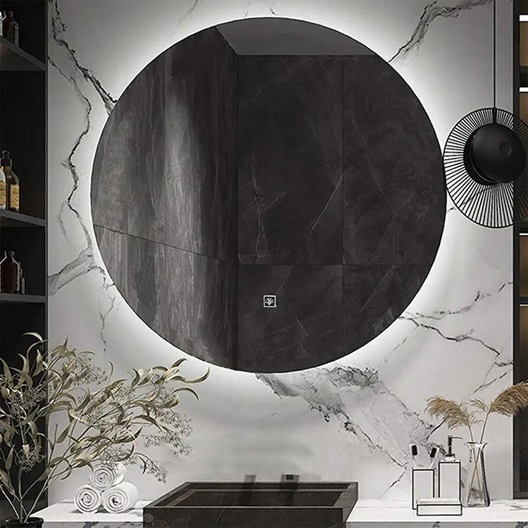 Illuminated Mirror Manufacturer of Round Circle Backlit Dimmable LED Lighted Mirror for Bathroom