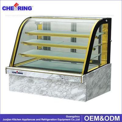 Factory Mable Cake Showcase Good Quality Cake Chiller Showcase Glass Cooling Showcase Bakery