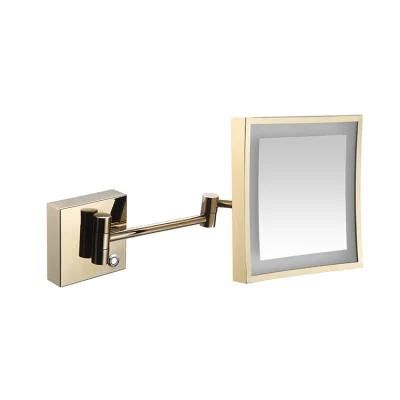Kaiiy Extending Wall Mount 3X 5X Magnification Bathroom LED Mirror with Lights