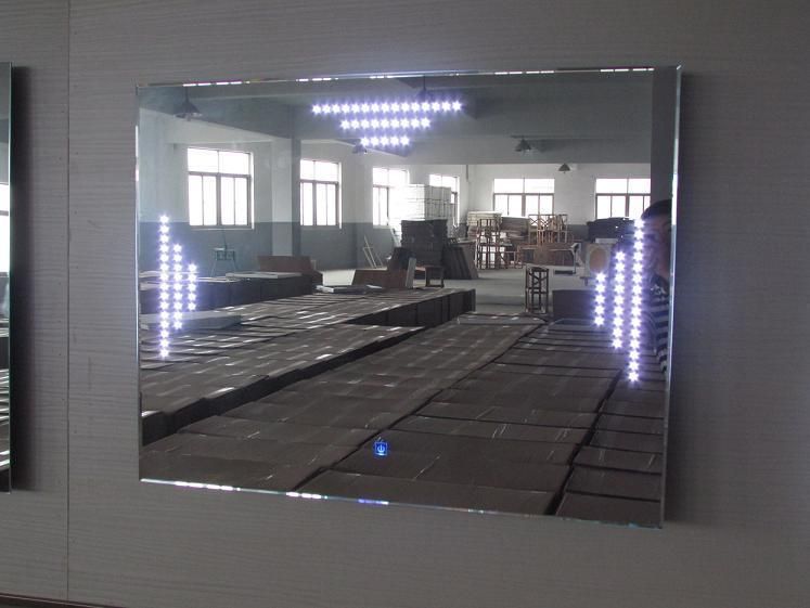 2022 Hot Sale Square Shape Bathroom Backlit Mirrors with LED Lights