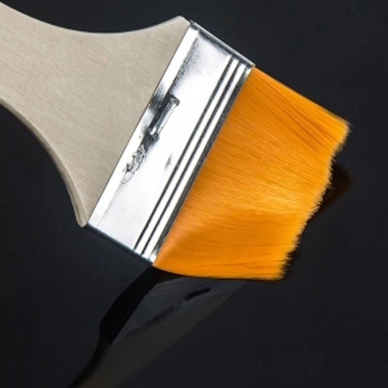 Double Colour Plastic Handle Power Paint Painting Flat Brush