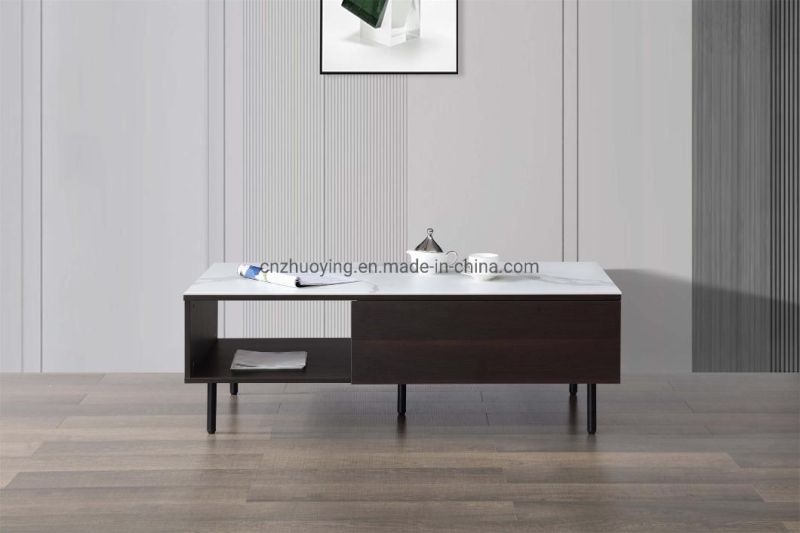 Console Table Living Room Marble Top Living Room Modern Coffee Table