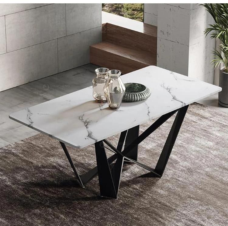 Dining Room Set Specific Use and Home Furniture General Use Dining Table Set with Marble Top